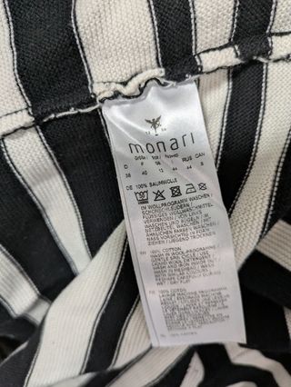 Pullover algodón rayas Monari