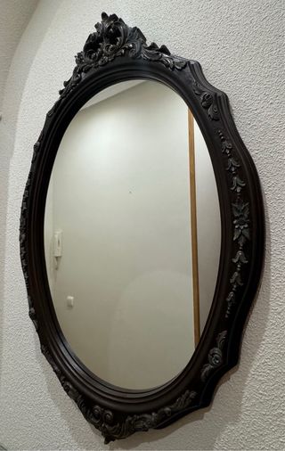 Espejo   con balda de cristal