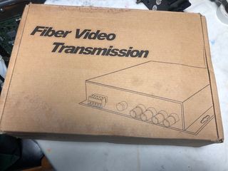 Cctv multiplexor fibra a 8 canales coaxial