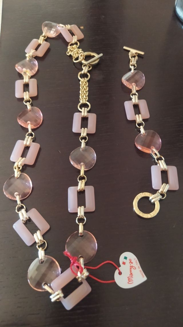 Parure collana e bracciale