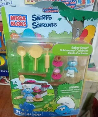 Figures set Puffo cuoco chef Smurf Pitufo Golosone