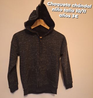 Chaqueta chándal con capucha