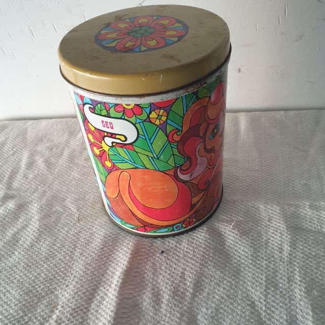 ANTIGUA CAJA CHAPA CACAO EN POLVO MARCA CAOPININ