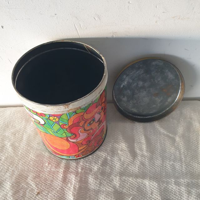 ANTIGUA CAJA CHAPA CACAO EN POLVO MARCA CAOPININ