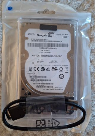 Disco duro externo Seagate 500gb hdd