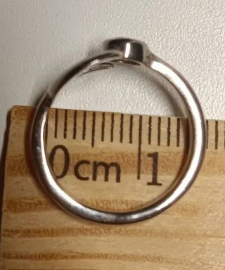 Anillo plata media luna SINGULARU