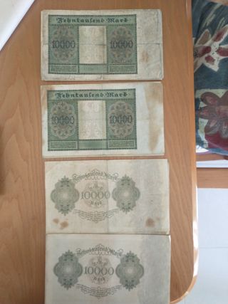 100 Billetes antiguos alemanes