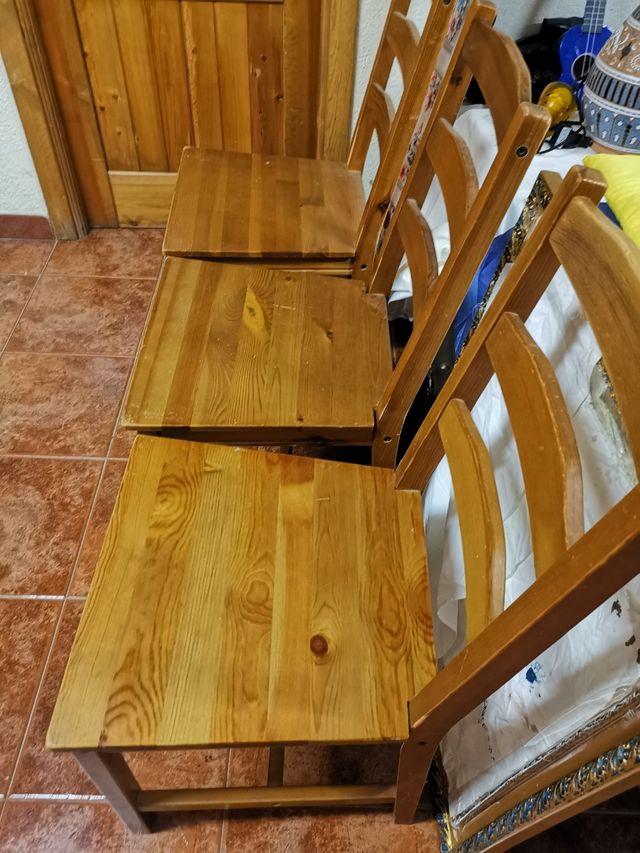 3 sillas cocina