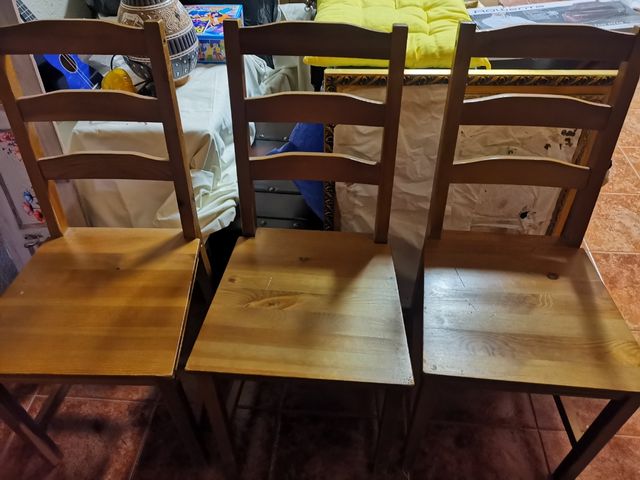 3 sillas cocina