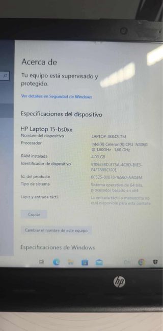 Portatil HP