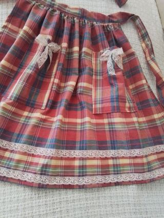 Traje DELANTAL, baturra, aldeana,  niña