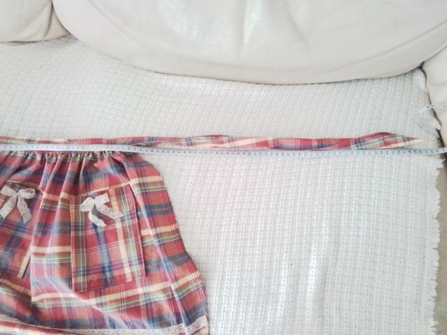 Traje DELANTAL, baturra, aldeana, niña 2 años