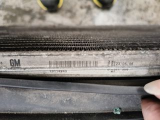 Radiadores y electroventiladores Opel Vectra C 1.9