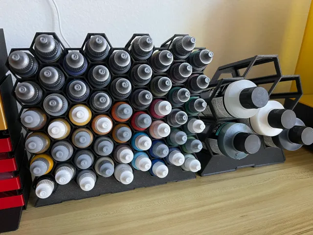 Soporte/Organizador 3D para Pinturas Vallejo 25 mm