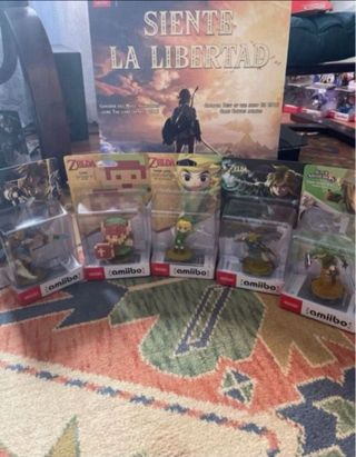 Amiibo link Zelda Nintendo switch precintados