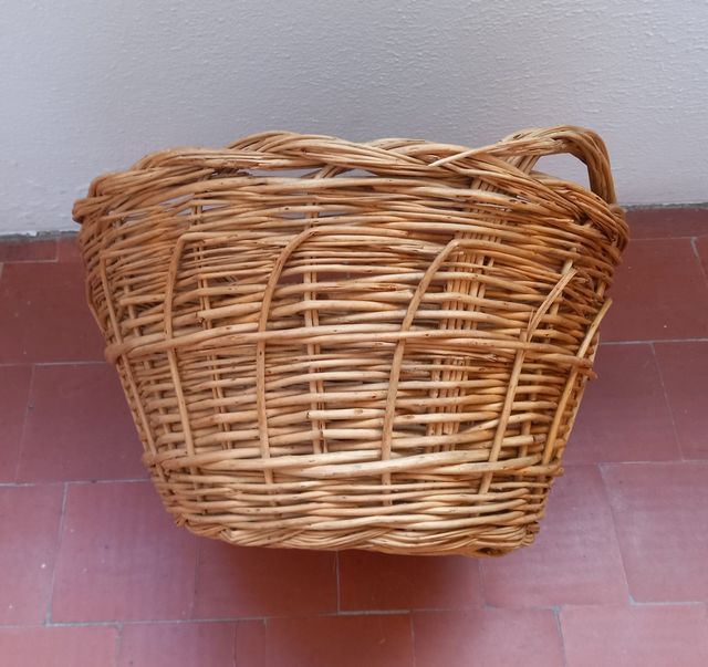 Cesto Mimbre Grande Vintage 2