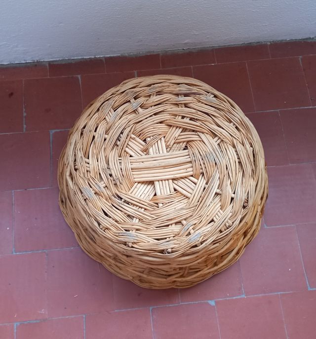 Cesto Mimbre Grande Vintage 2