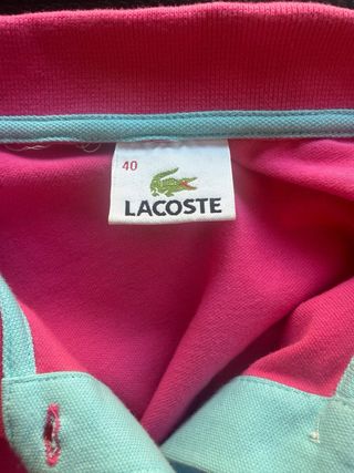 Camisa rosa Lacoste