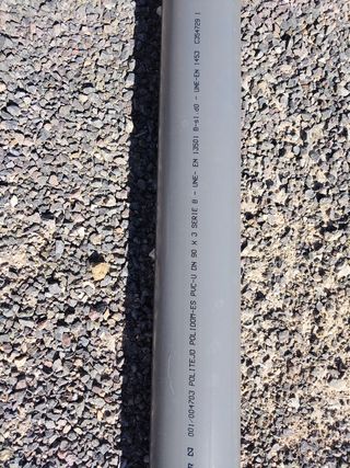 10 Tuberías PVC 90mm 3m 