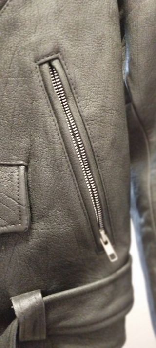 Chaqueta motero de cuero vintage WILSONS aislante