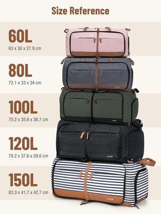 Lekesky Bolsa de Viaje Grande 80L plegable