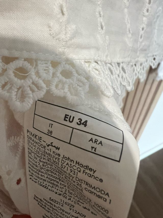 Blusa romántica blanca