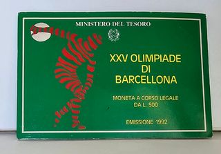Moneta Celebrativa 500 lire Olimpiade