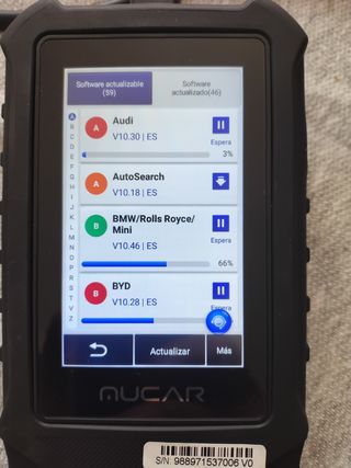 Herramienta diagnóstico mucar cde900