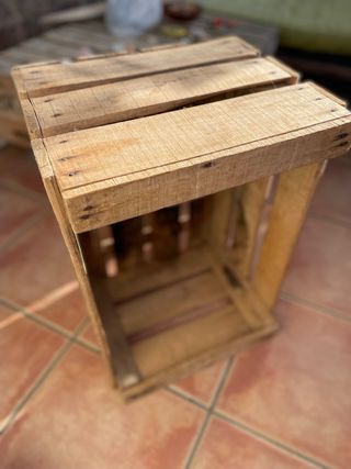 Caja madera antigua
