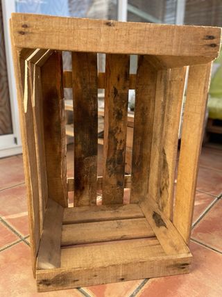 Caja madera antigua