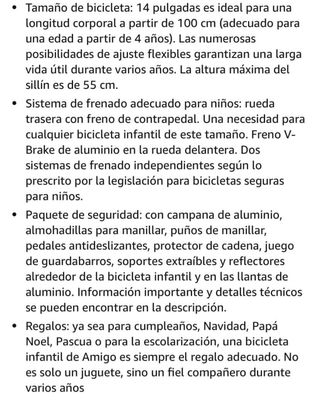 Bicicleta Infantil de paseo AMIGO COOL