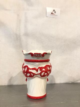 Testa di moro ceramica vaso portavaso fiori arredo