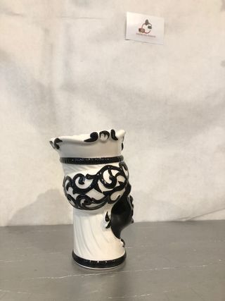 Testa di moro ceramica vaso portavaso fiori arredo