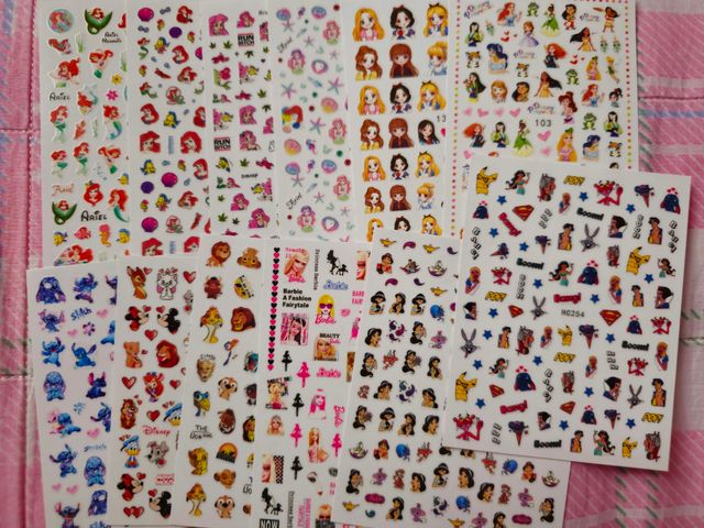 Stickers para las uñas