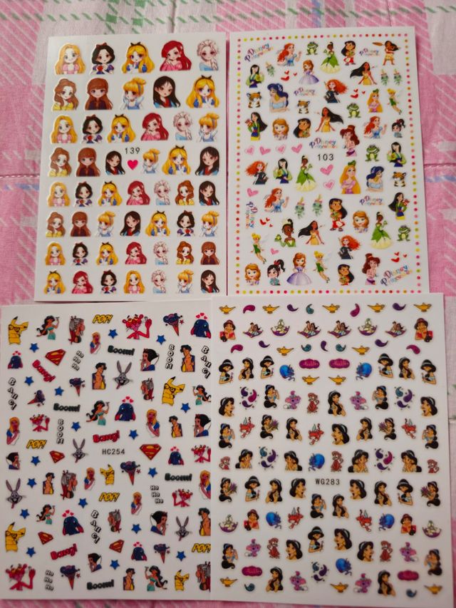 Stickers para las uñas
