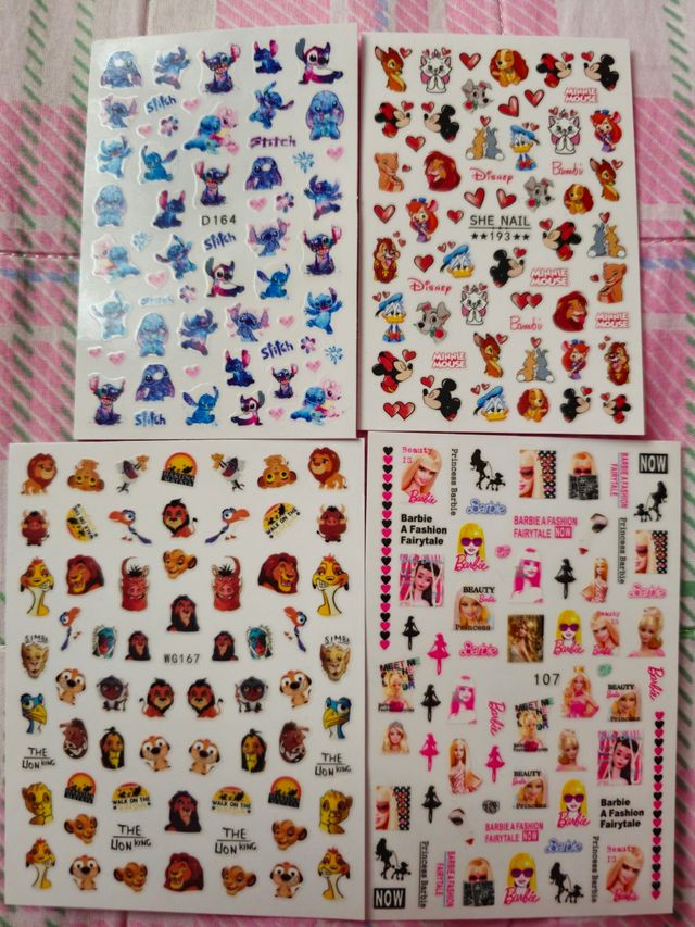 Stickers para las uñas