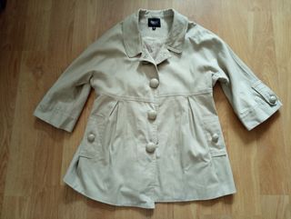 Gabardina Blanco