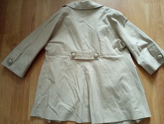 Gabardina Blanco