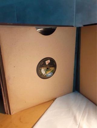 Discos de pizarra gramófono