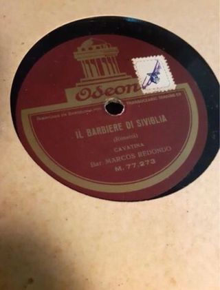 Discos de pizarra gramófono