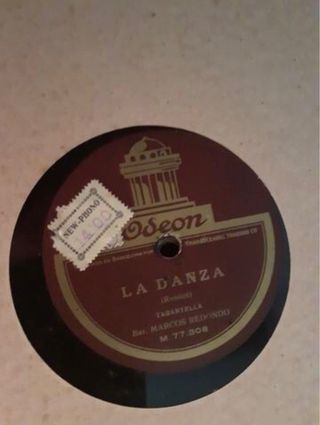 Discos de pizarra gramófono
