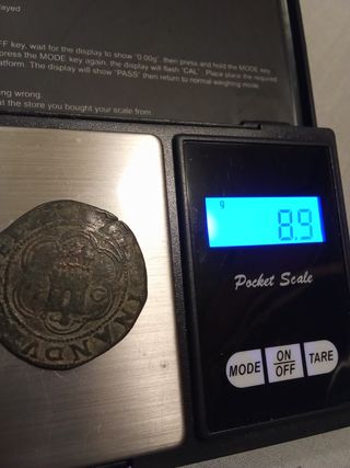 PRECIOSA MONEDA RARA DE LOS REYES CATÓLICOS