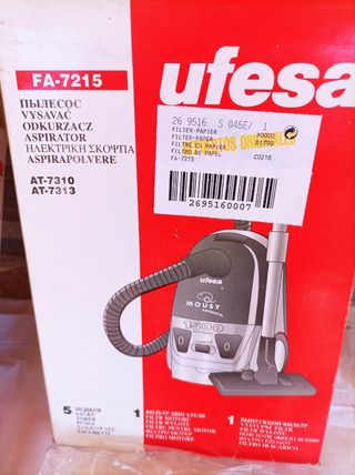 Bolsa aspiradora ufesa 