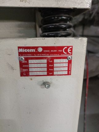 Separadora con vibración para máquinas