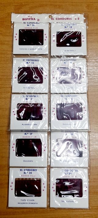 Tiras de diapositivas El Cordobés Dippsa