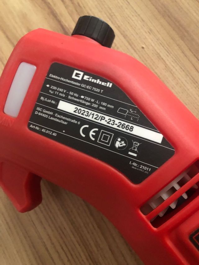 PODADORA ELECTRICA TELESCOPICA EINHELL Incompleta