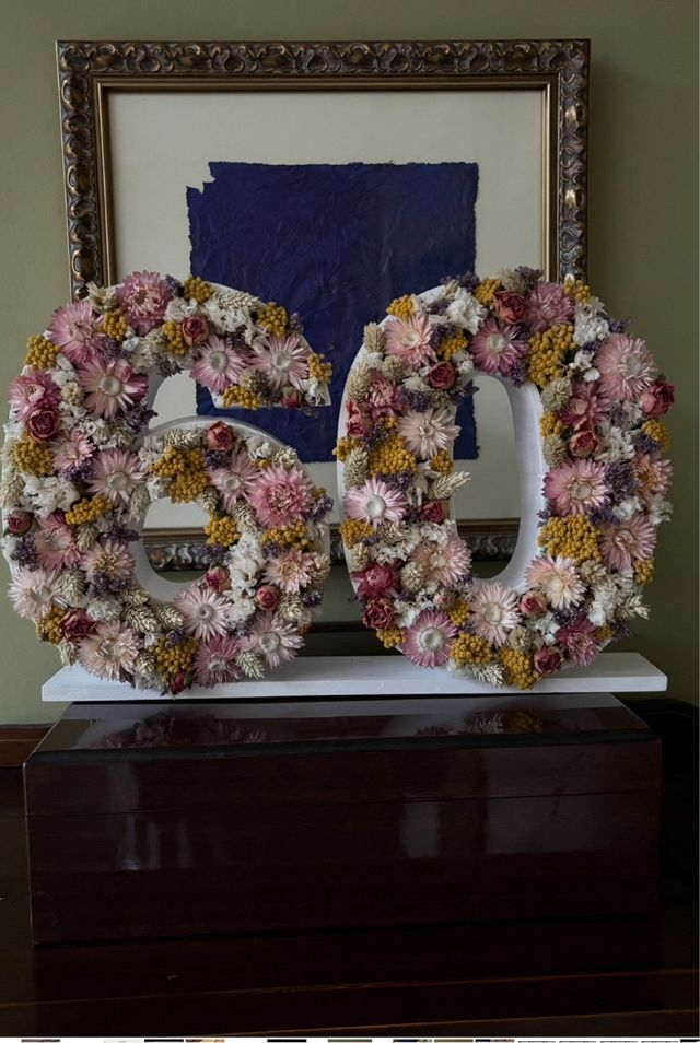 Numeros de flores secas