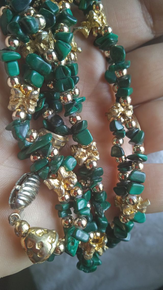 collana malachite