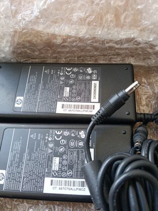 Lote de cargadores hp