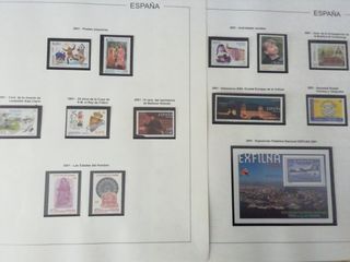 Sellos de España año 2001 completo.